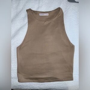 Brown tank